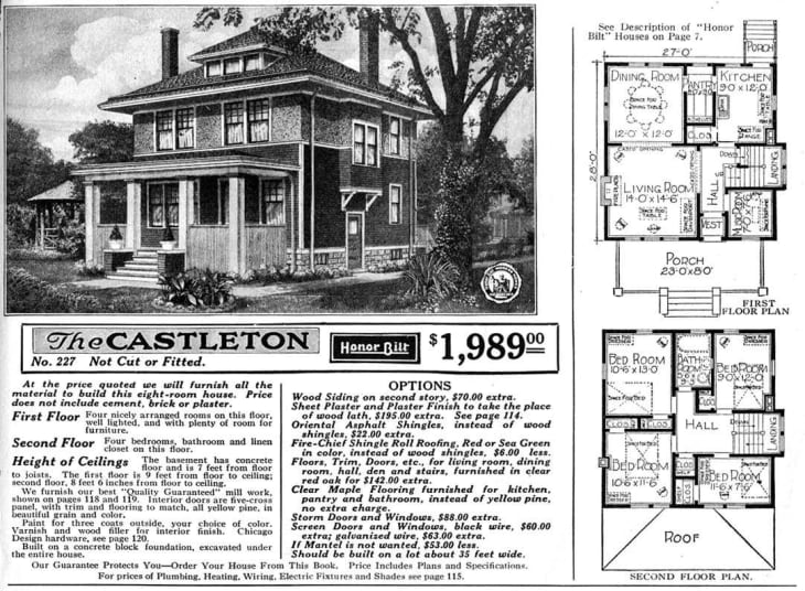 Sears Modern Homes catalog, circa 1920